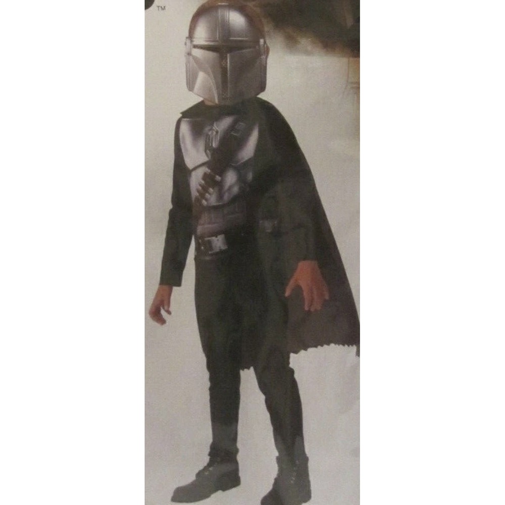 Star Wars The Mandalorian Child Boy's Halloween Costume S (4/6) 3-4Yrs NEW